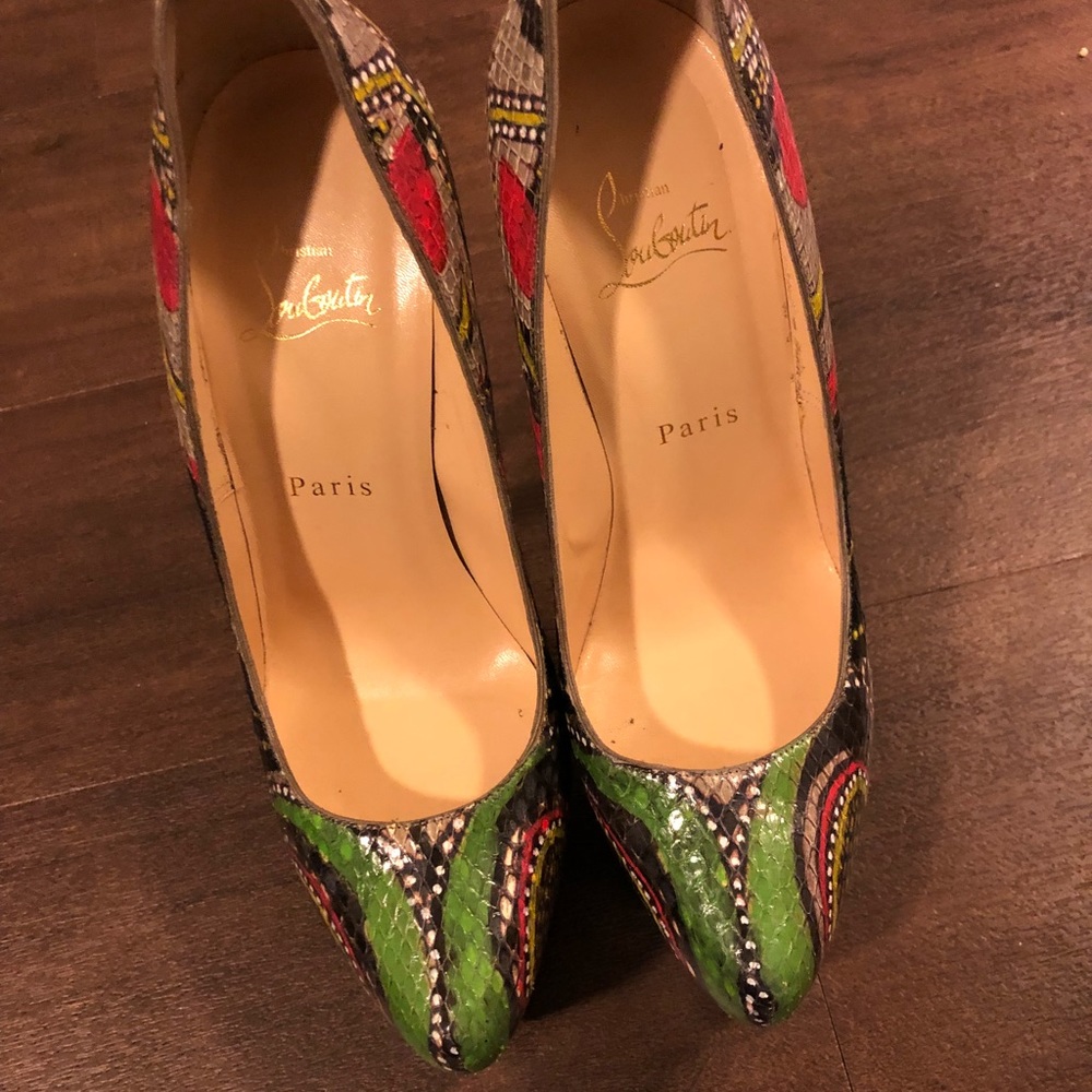 Christian Louboutin Daffodile Python - image 5
